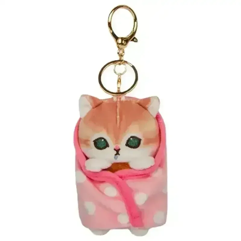 Cat Wrapped Quilt Plush Keychain - Image 8