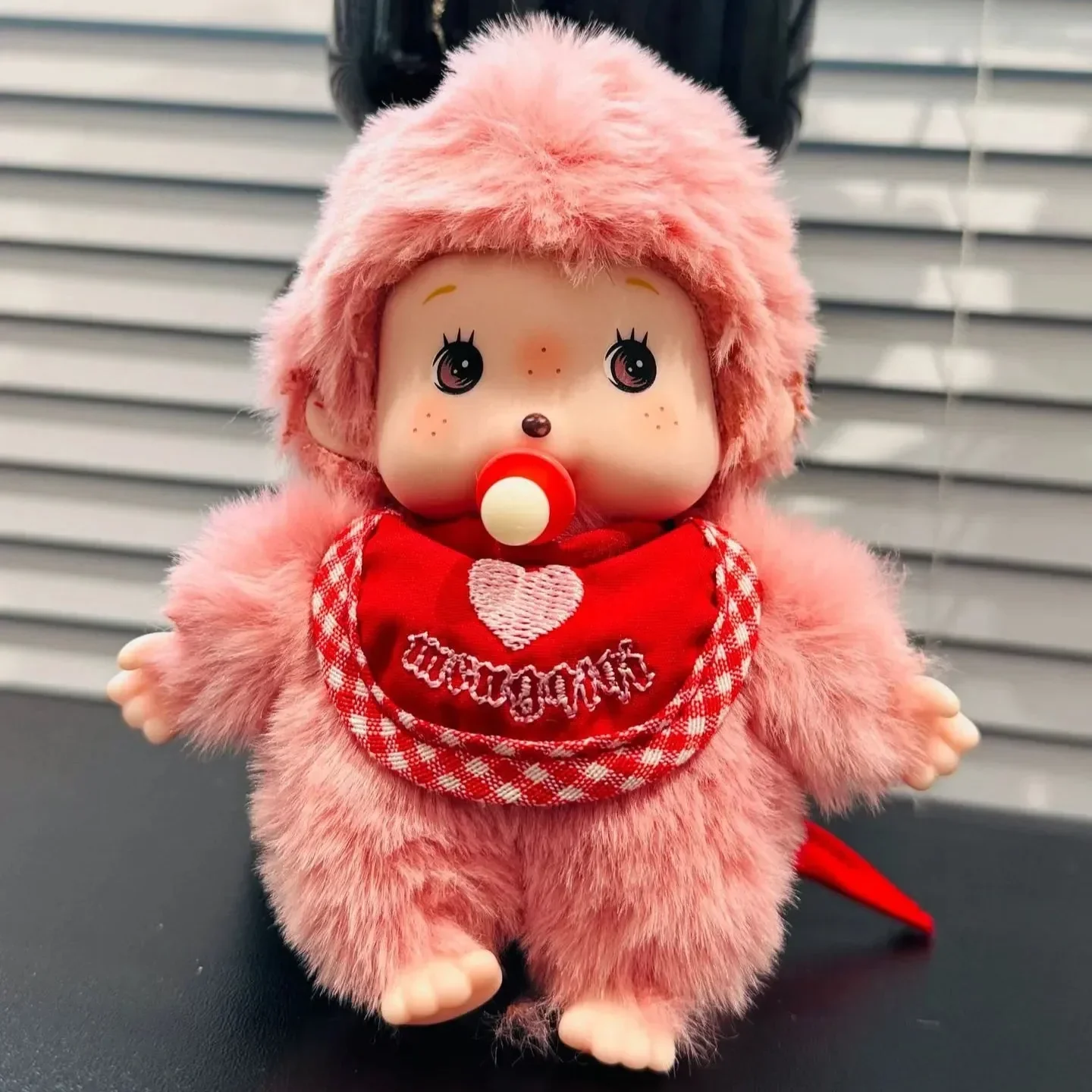Monchhichi Bib & Pacifier Plush Keychain - Image 7