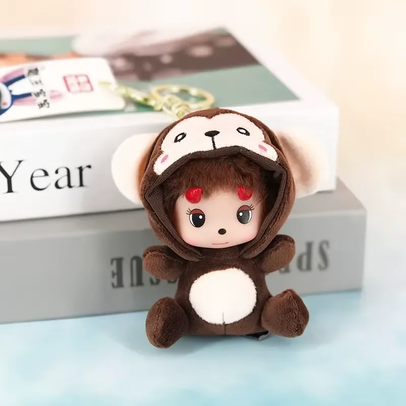 Monchhichi Menagerie Hooded Plush Keychain - Image 9