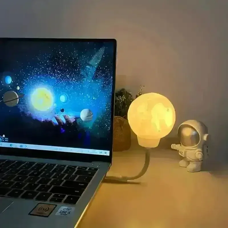 Moon Orb Sound Activated USB Night Light - Image 2