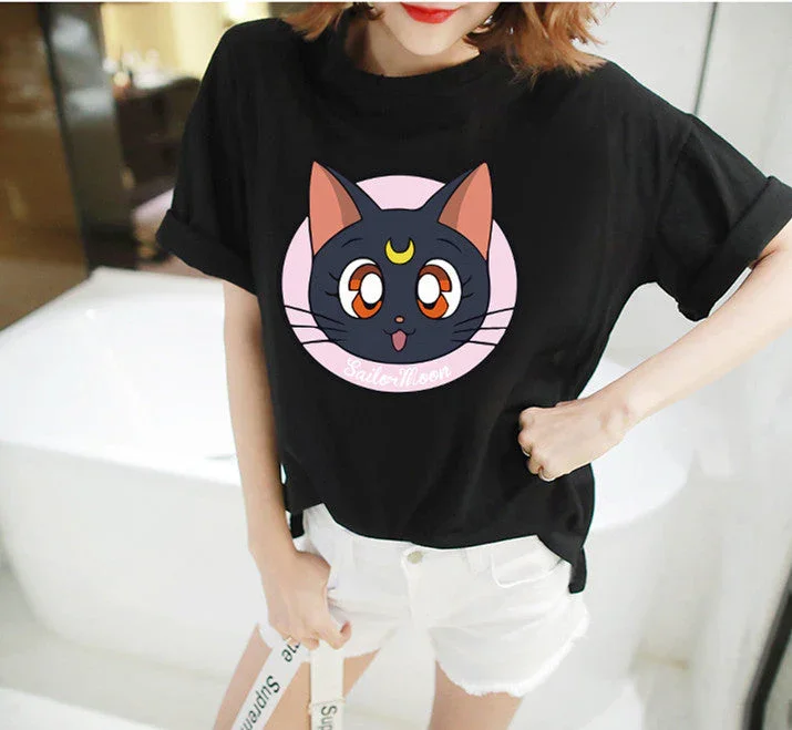 Moonlight Whisper Lunacat Tee - Image 4