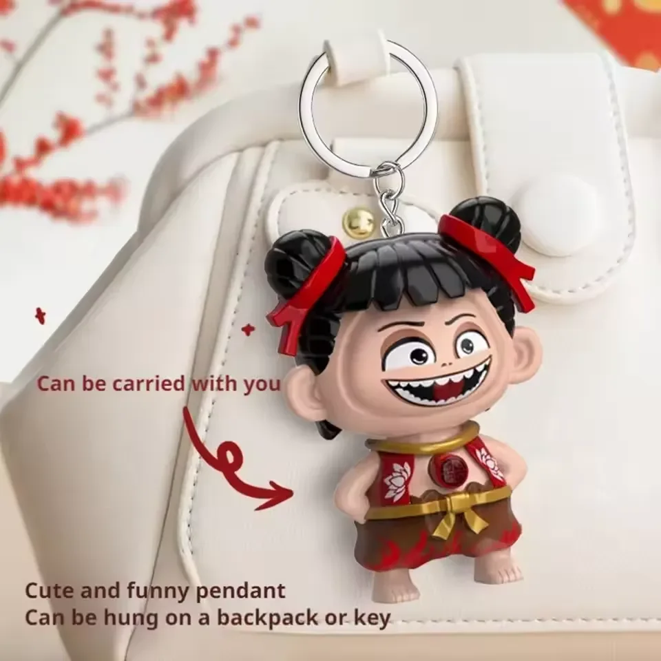 Nezha Mood-Shift Expression Keychain - Image 4