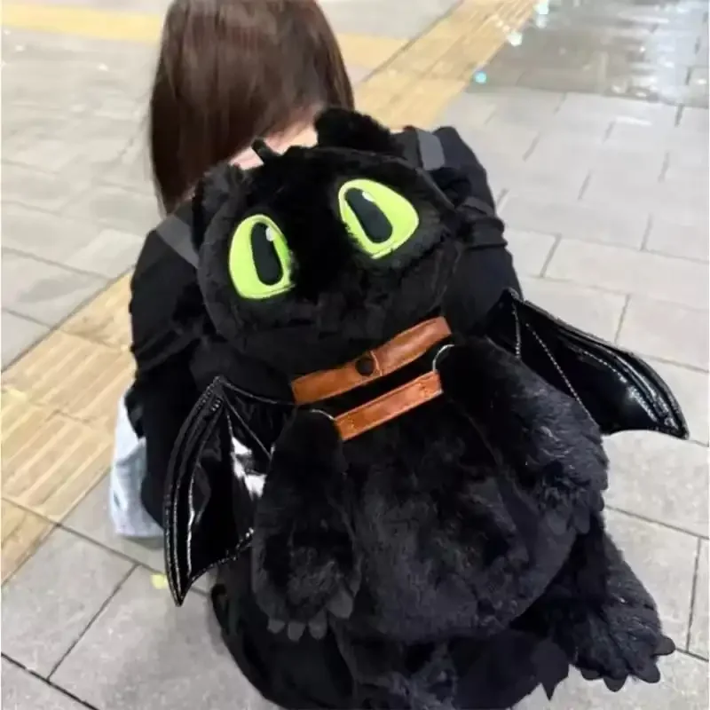 Night Fury Shadow Plush Backpack - Image 3