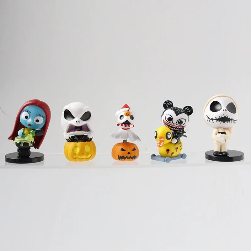 Nightmare Before Christmas Holiday Figures (Set of 9) - Image 2