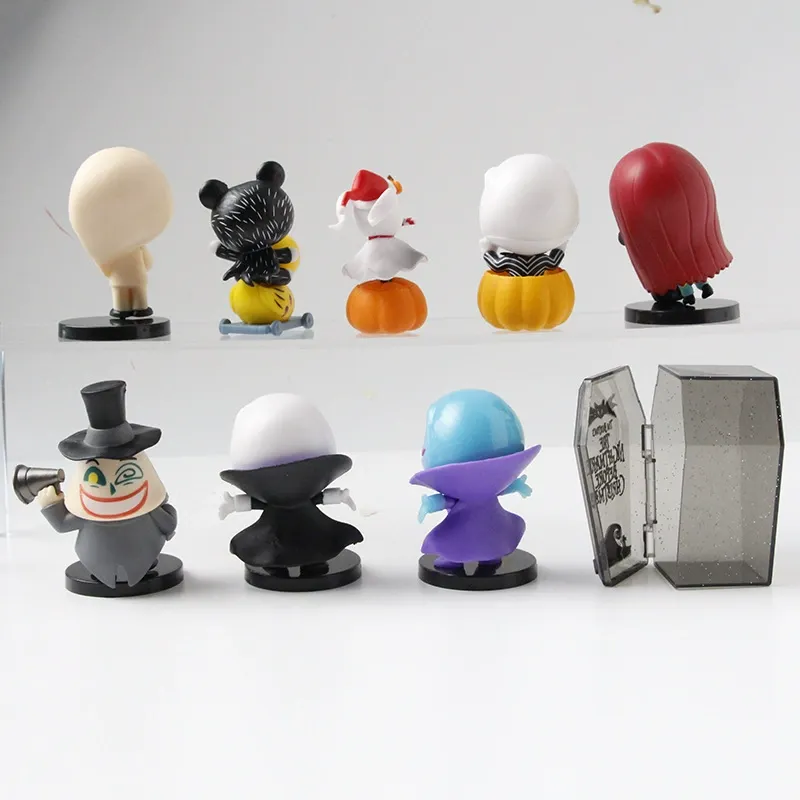 Nightmare Before Christmas Holiday Figures (Set of 9) - Image 3