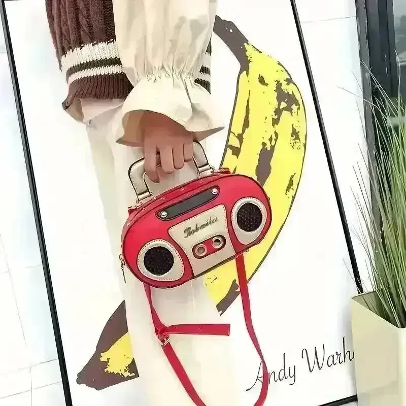 Novelty Mini Radio Shaped Handbag - Image 4