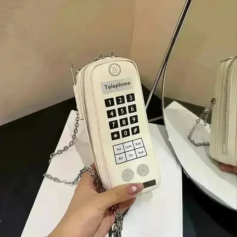 Novelty Mobile Shaped Crossbody Bag - Image 8
