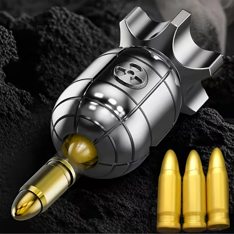 Nuclear Bomb Rotating Fidget Keychain - Image 7