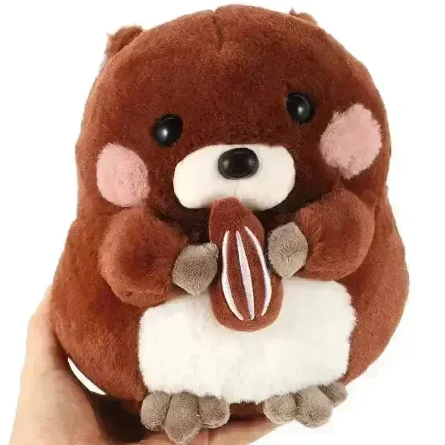Nut Eating Groundhog Plushie (25 cm) - Image 3