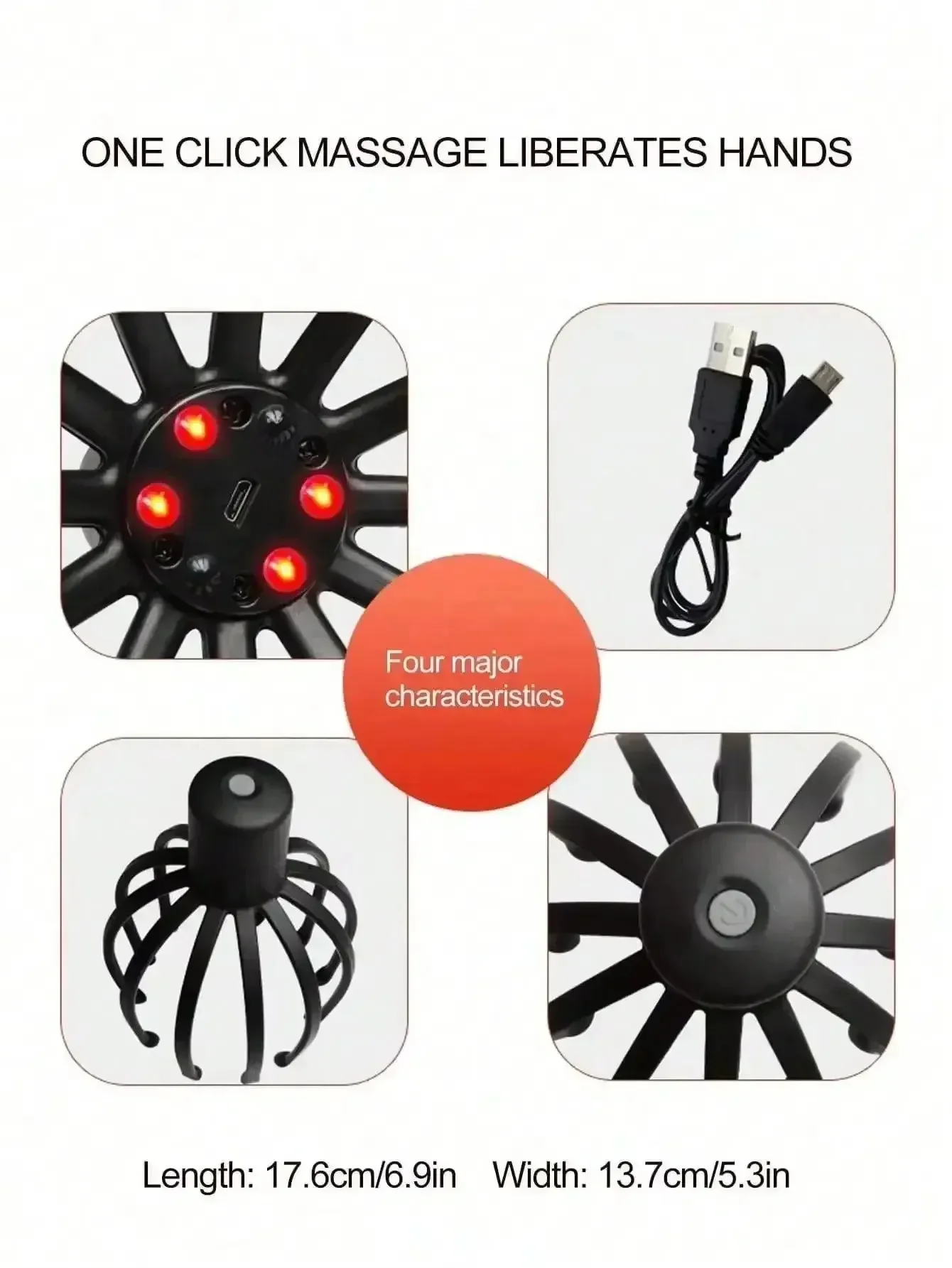 Octo-Soothe Intelligent Electric Head Massager - Image 6