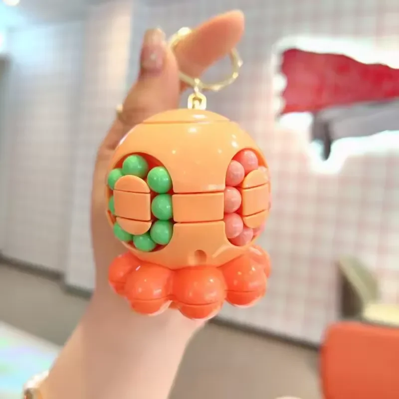 Octopus Rubik's Cube Game Keychain - Image 7