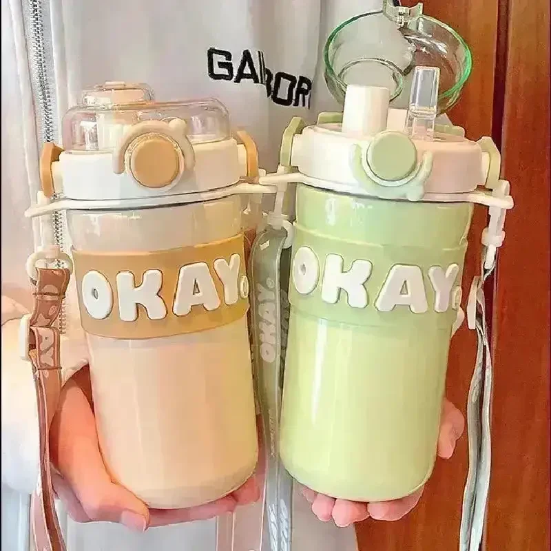Okay To Drink 2 in 1 Water Bottle (650 ml) - Image 2