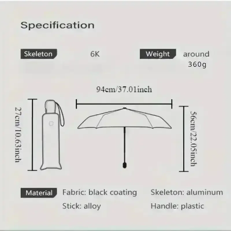 Olycat Luxe Automatic Umbrella - Image 11