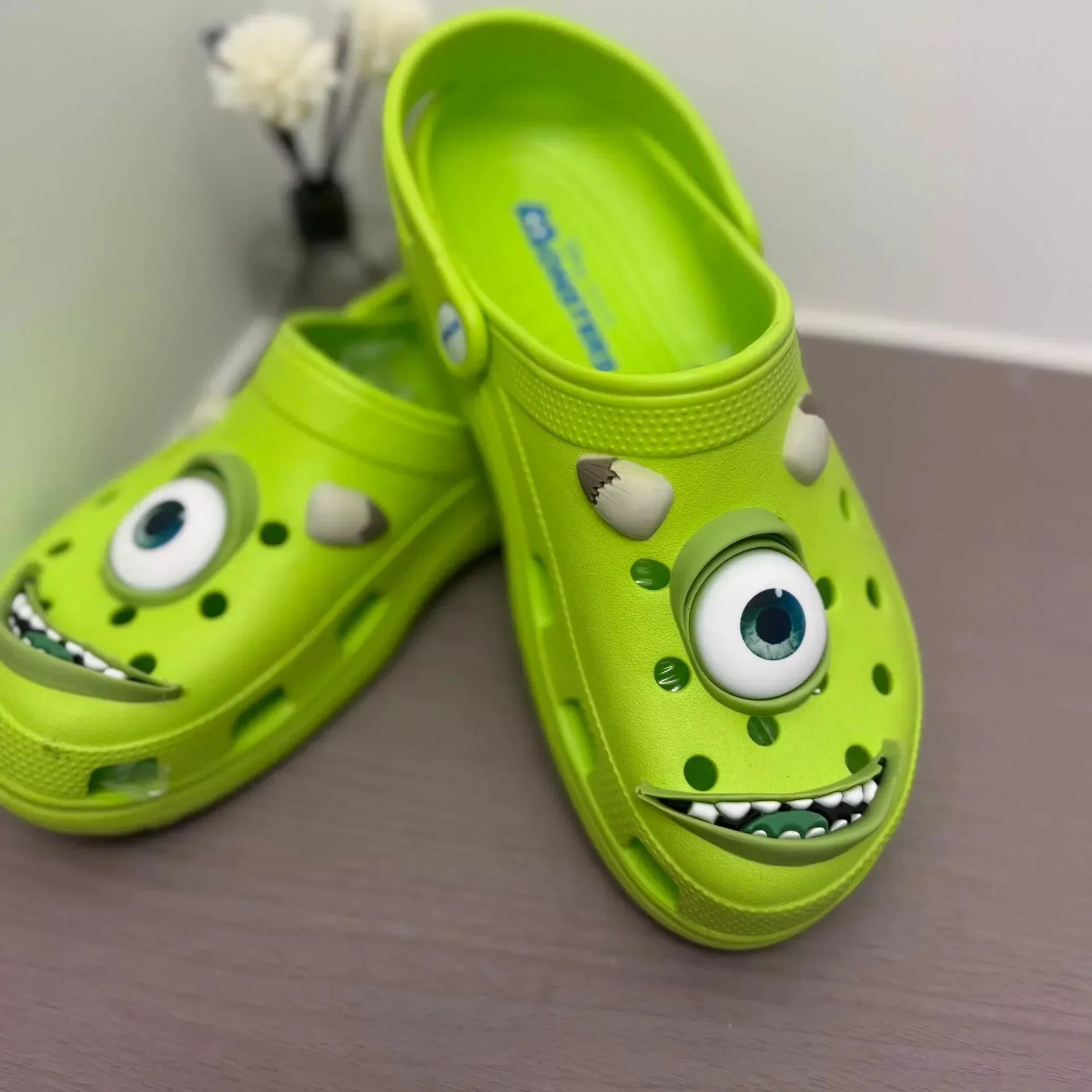 One-Eyed Green Monster Comfort Clogs - Image 2