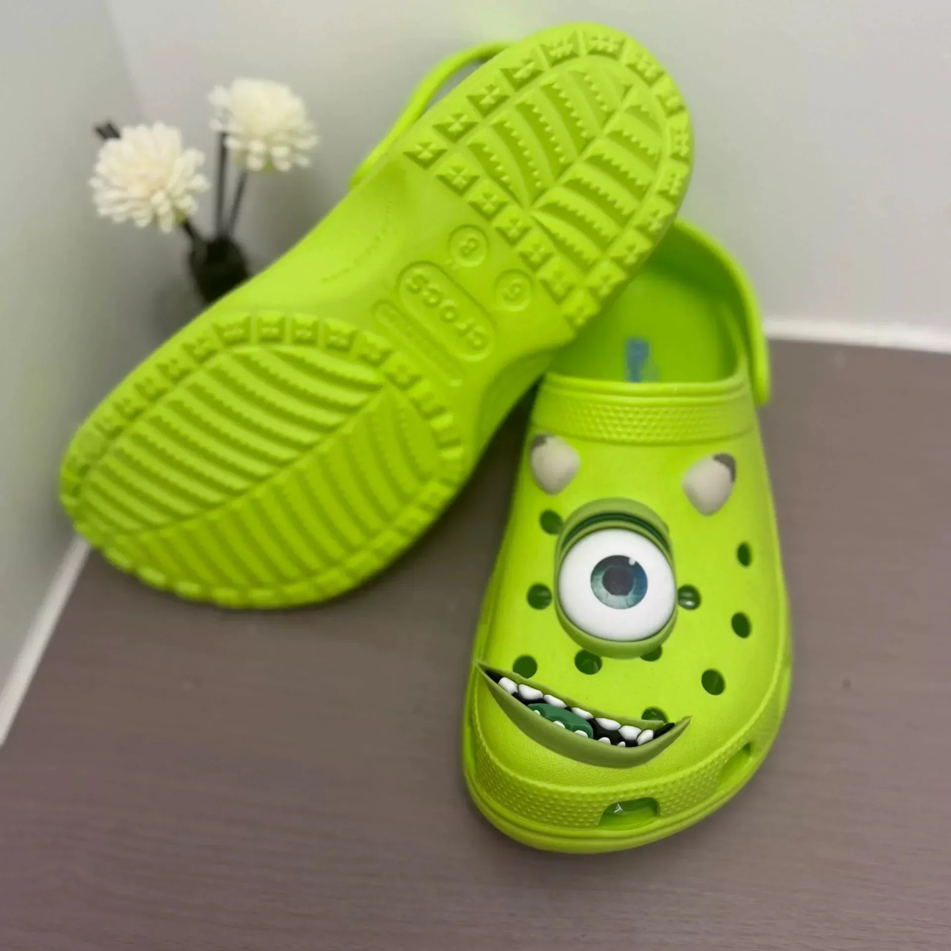 One-Eyed Green Monster Comfort Clogs - Image 4