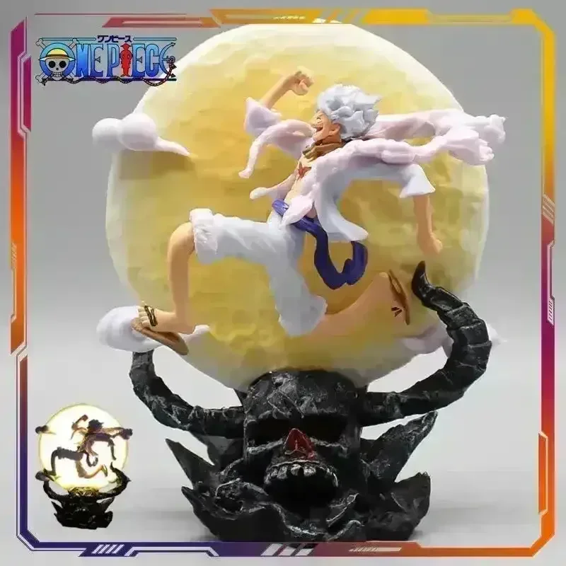 One Piece Gear 5 Glowing Lamp Luffy Figure (27 cm) - Image 2