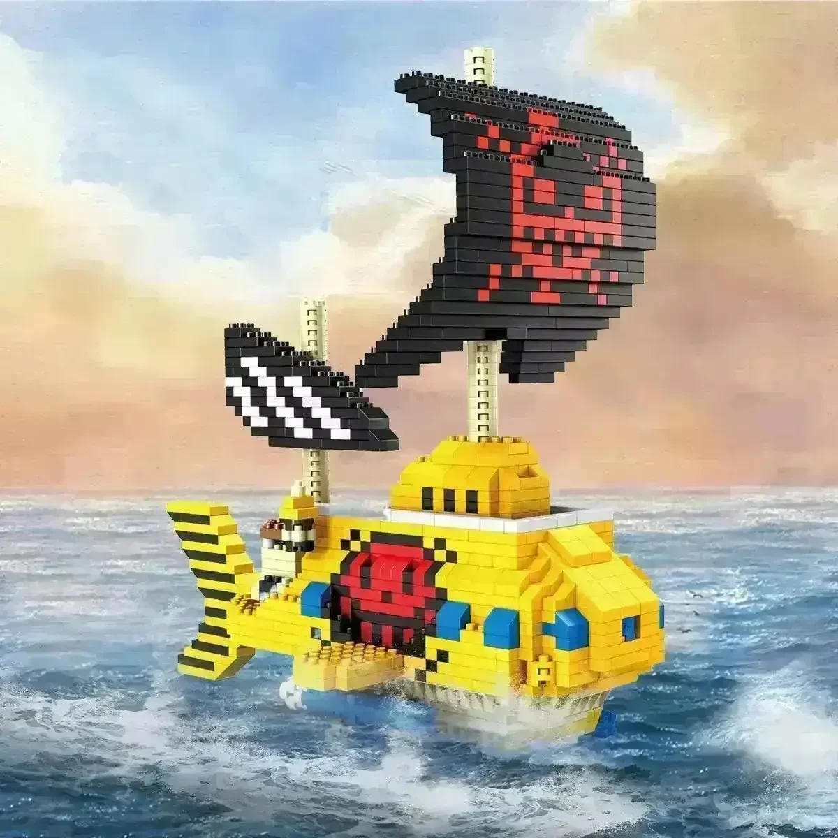 One Piece Pirate Ship 3D Model Building Blocks - Image 4
