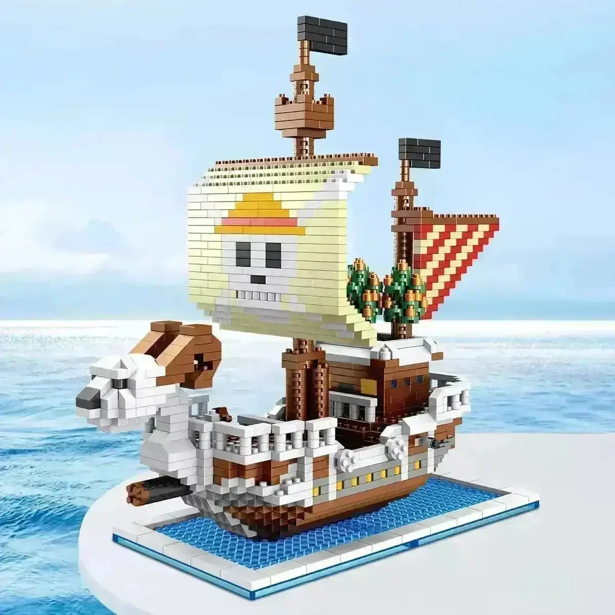 One Piece Pirate Ship 3D Model Building Blocks - Image 7