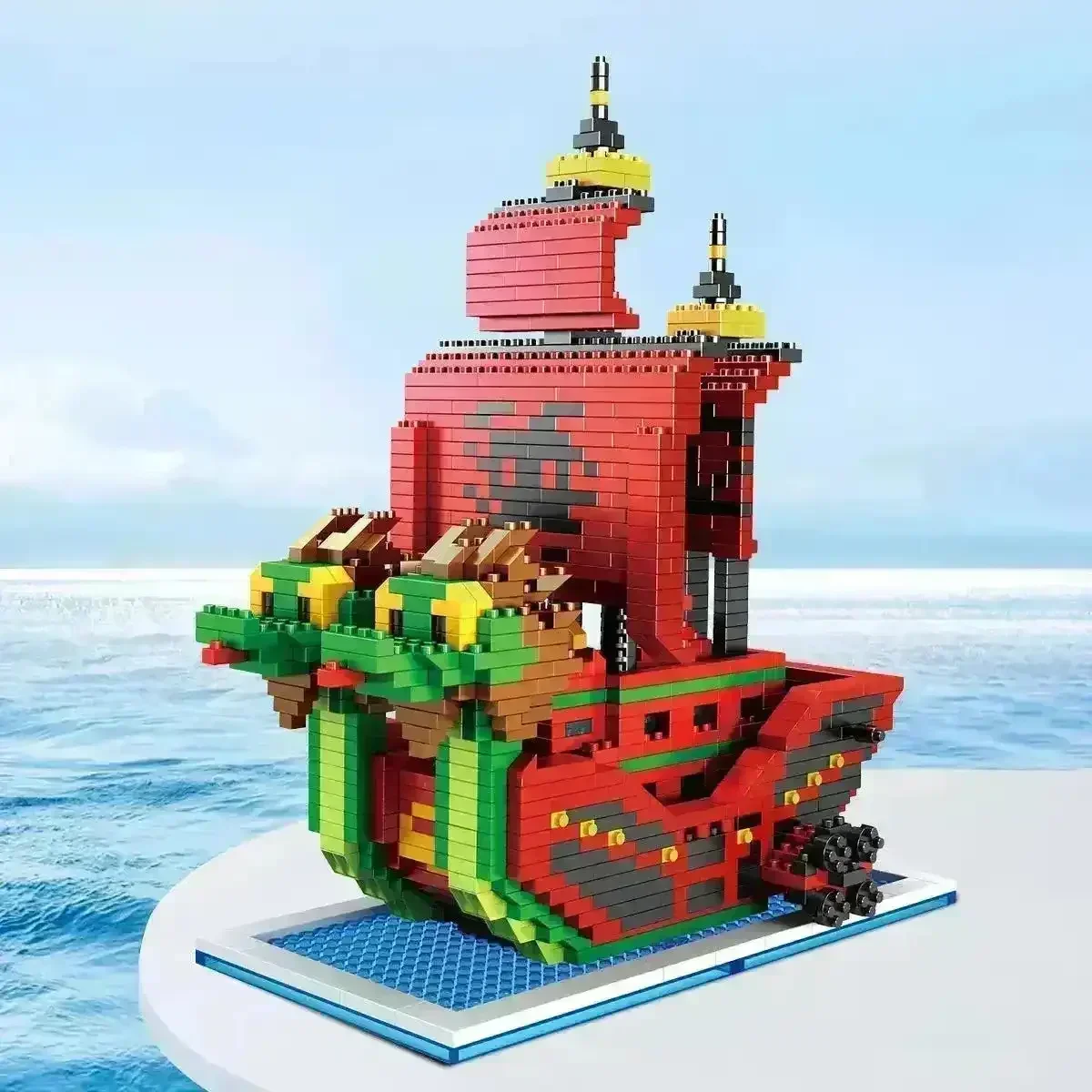 One Piece Pirate Ship 3D Model Building Blocks - Image 9