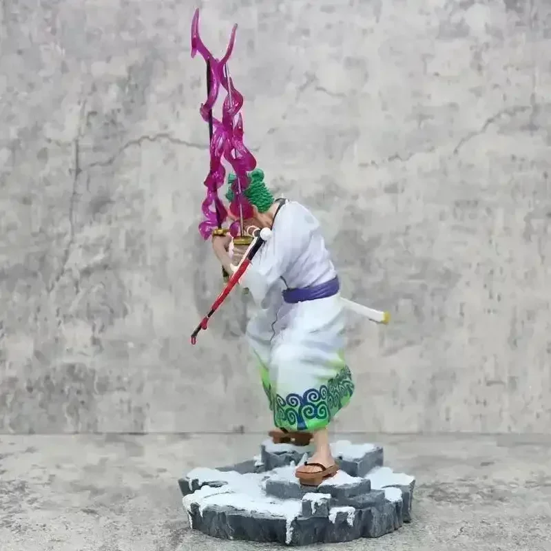 One Piece Roronoa Zoro Inferno Ghost Action Figurine (31 cm) - Image 4