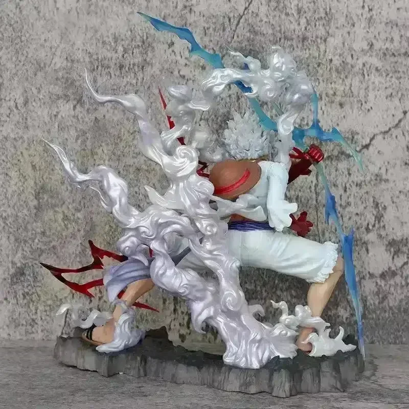 One Piece Sun God Gear 5 Nika Luffy Action Figure (28 cm) - Image 3