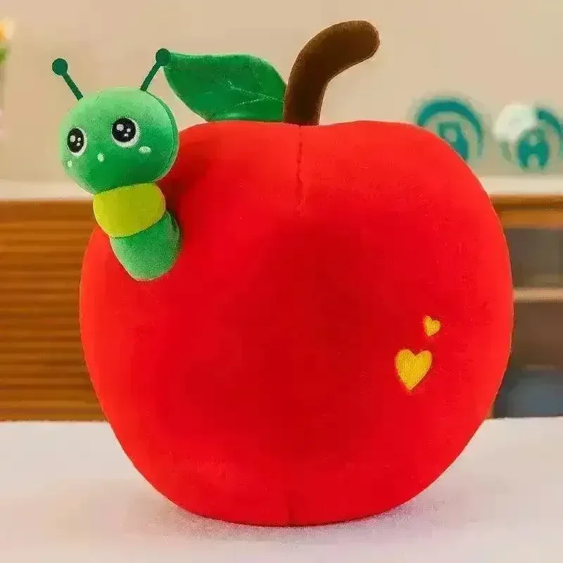 Orchard Apple Worm and Fruit Plushies - Image 4