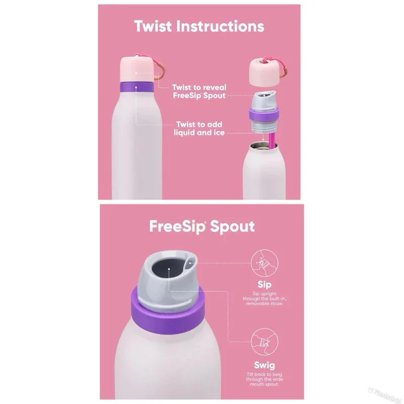 Owala FreeSip Twist Insulated Bottle (24 oz) - Image 27