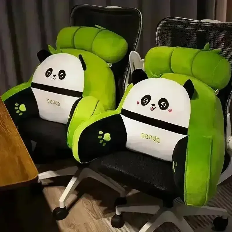 Panda Rabbit Ice Bean Backrest Pillow - Image 4