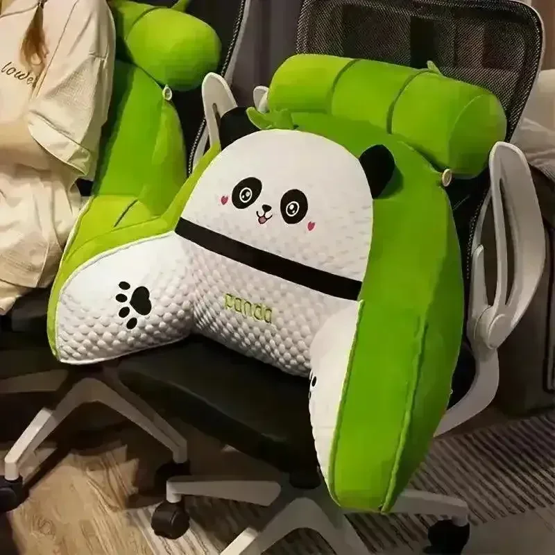 Panda Rabbit Ice Bean Backrest Pillow - Image 6