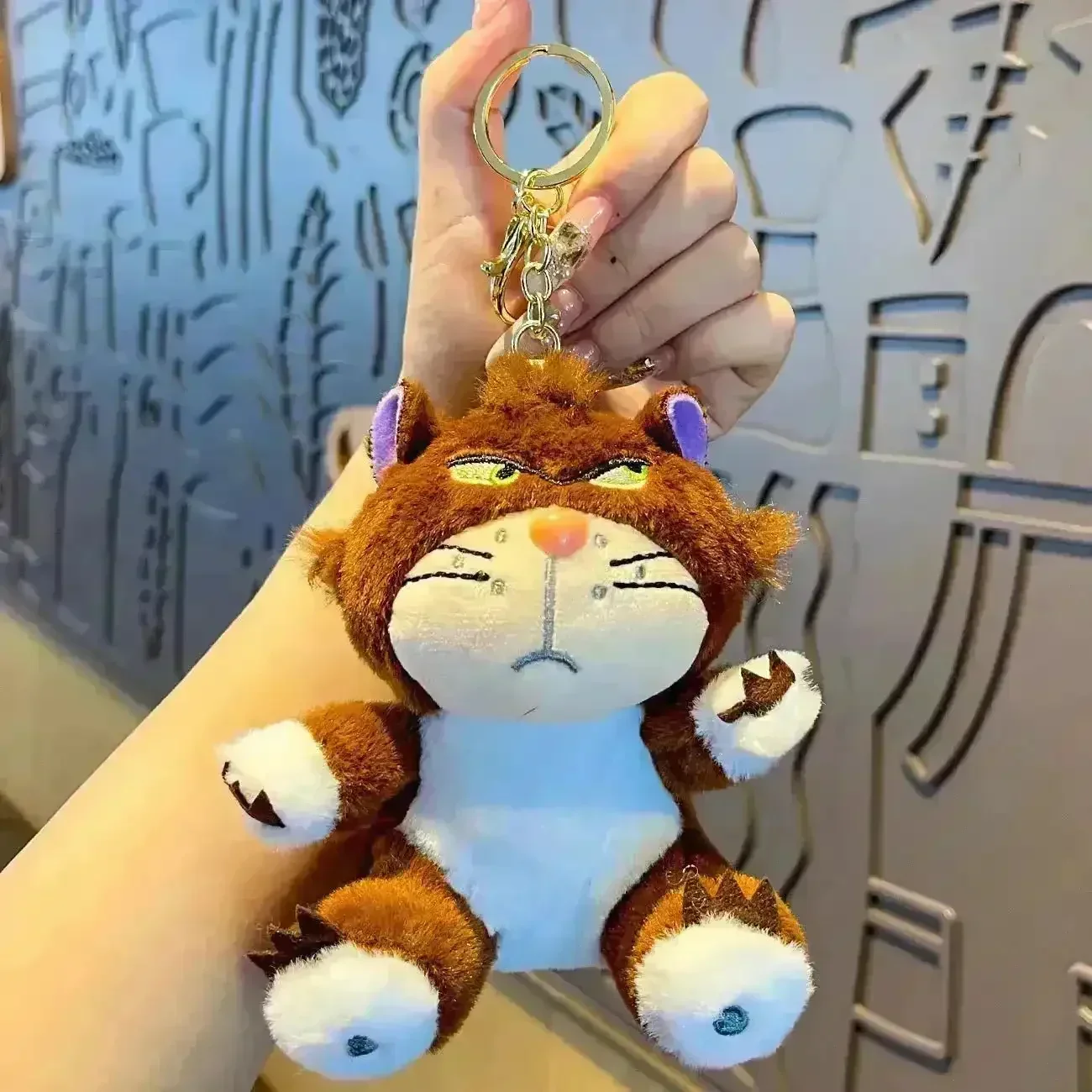 Pawsitively Sinister Lucifer Cat Keychain - Image 8