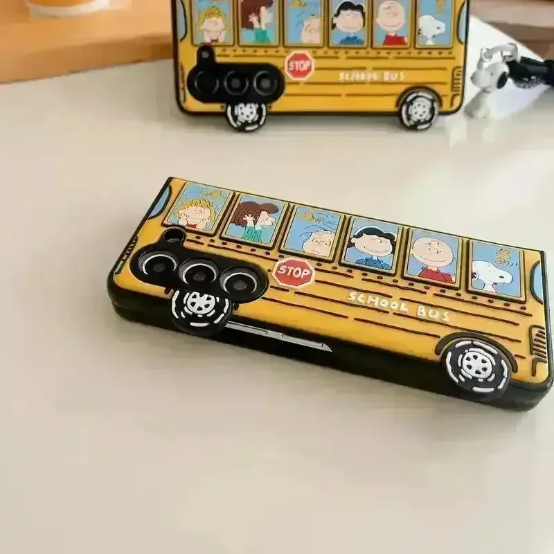 Snoopy Bus Case For Samsung Z Fold and Z Flip - Image 2
