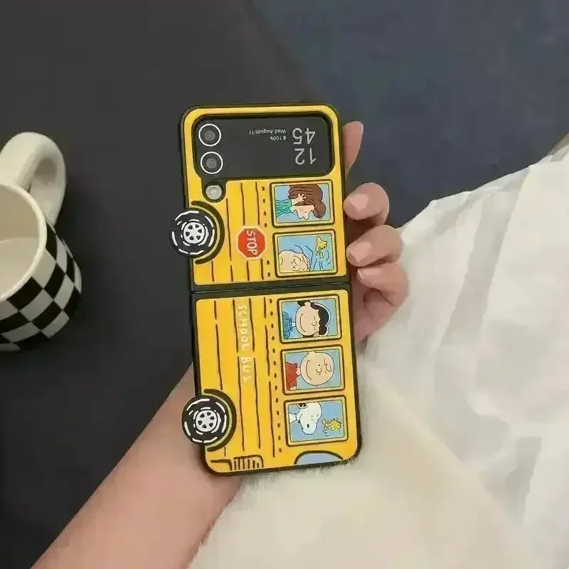 Snoopy Bus Case For Samsung Z Fold and Z Flip - Image 5