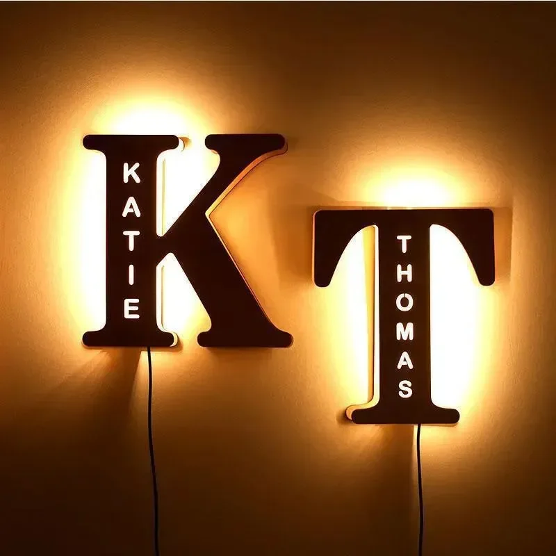 Personalized Letter Light Lamp - Image 3