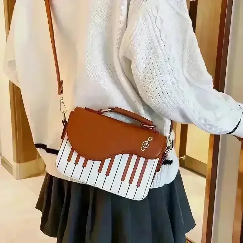 Piano Shaped Crossbody Bag - Image 6