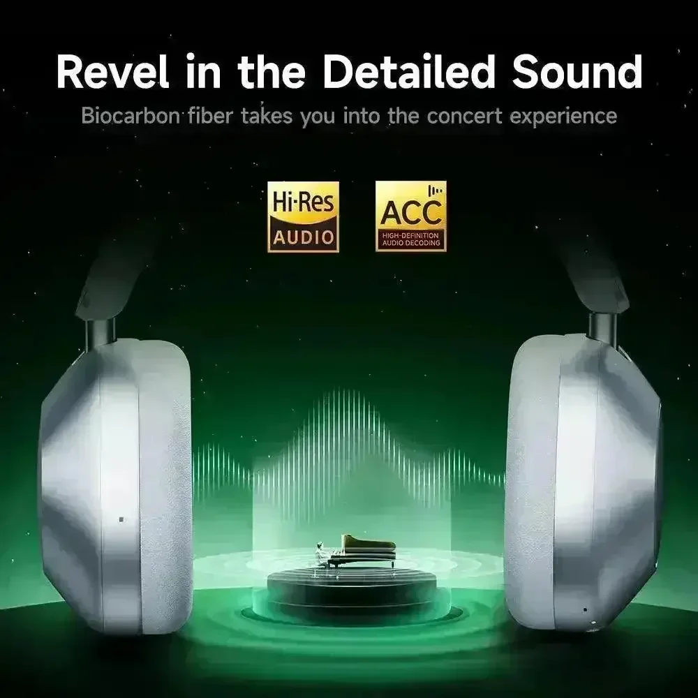Picun F6 Active Noise Cancelling Wireless Headphones - Image 2