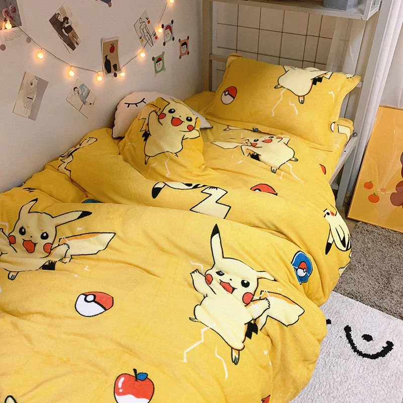 Pika Pokimon Electric Dreamer Bedding