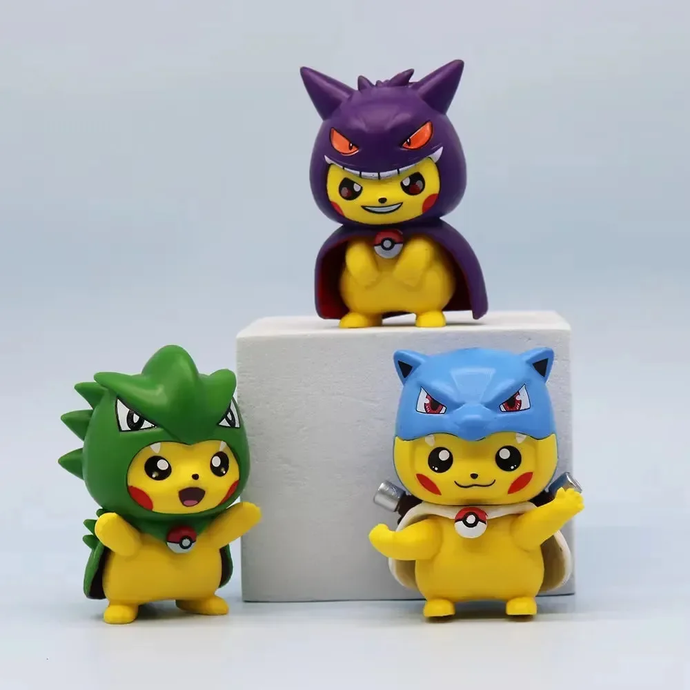 Pikachu Cosplay Pokimoen Figurines (Set of 6) - Image 2