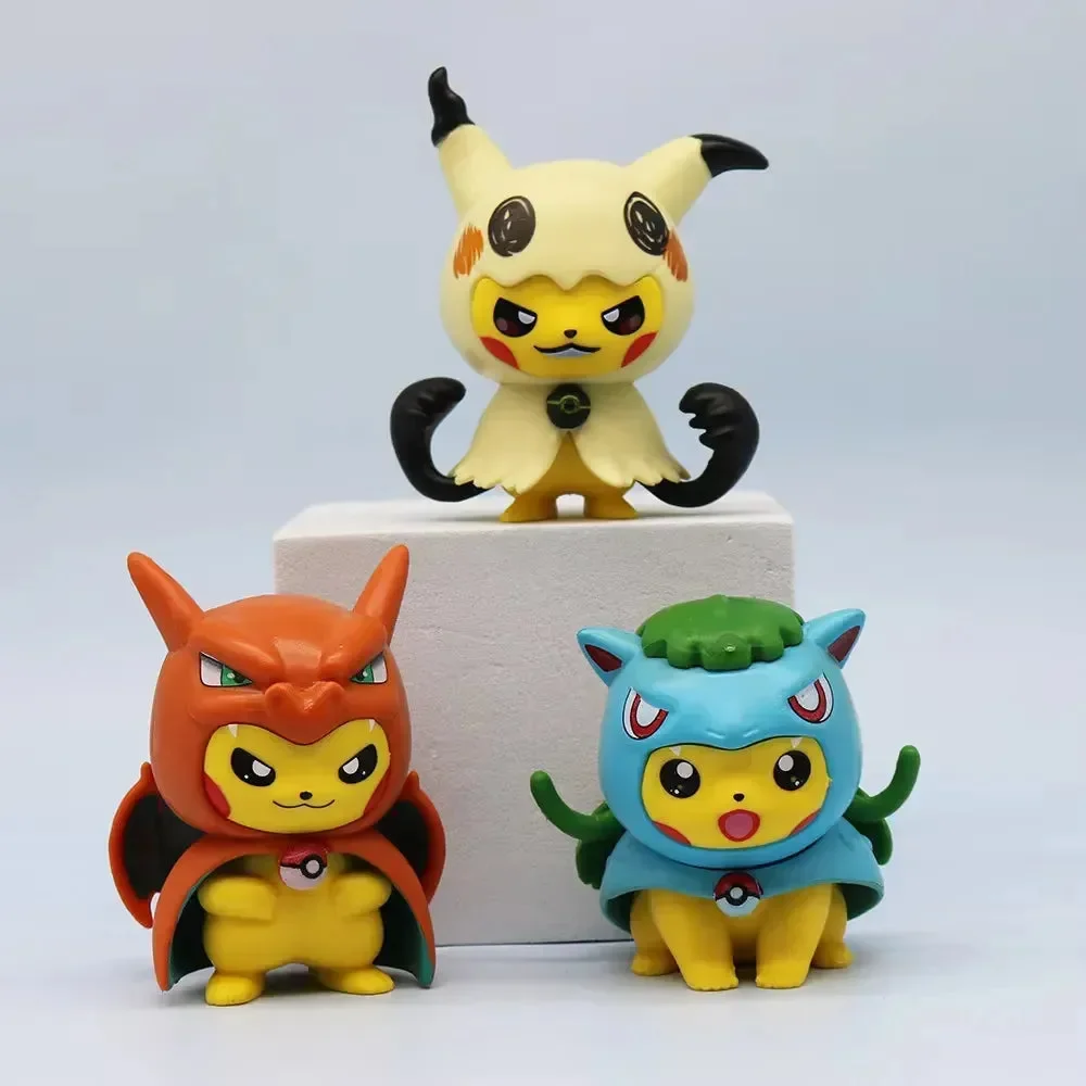 Pikachu Cosplay Pokimoen Figurines (Set of 6) - Image 3