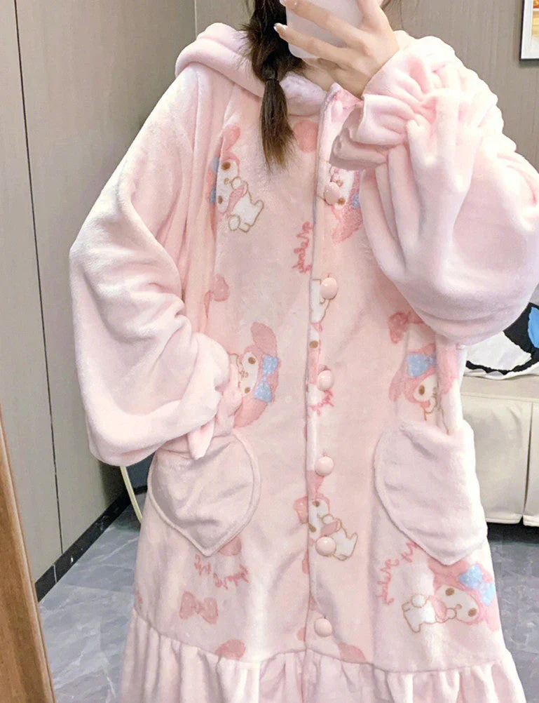 Pink Heart Melody Hoodie - Image 4