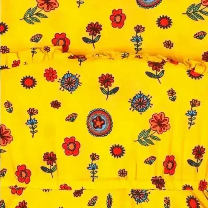 Kids Floral Print Fit & Flare Dress - Image 3