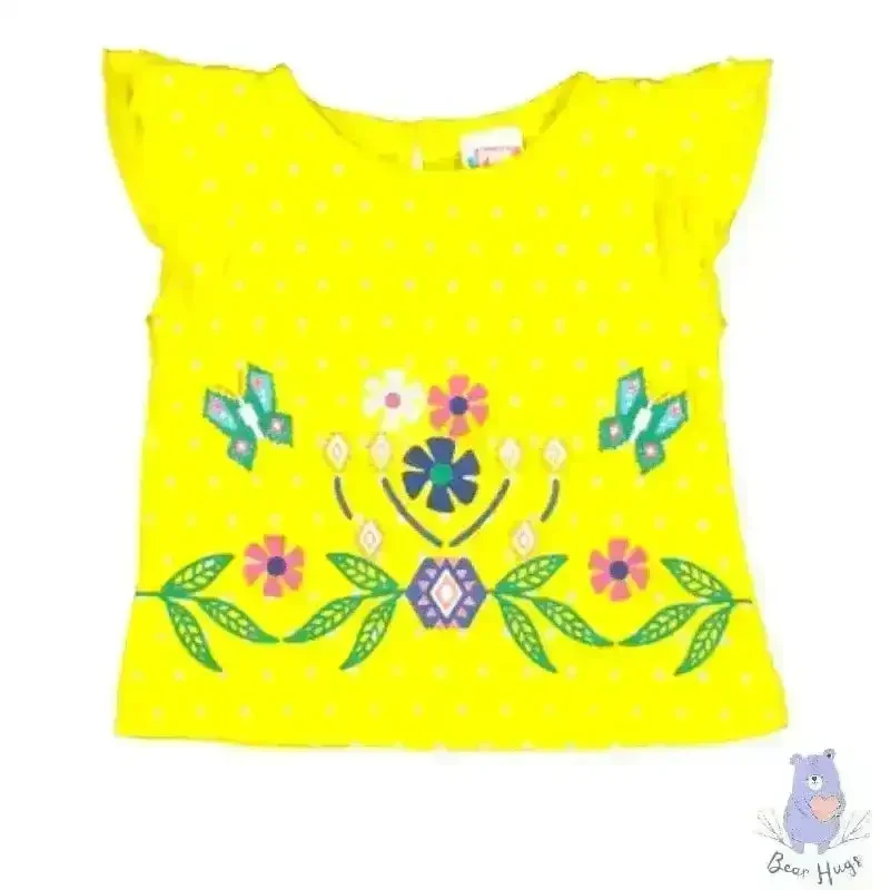 Kids Floral Print Top & Shorts Set - Image 2