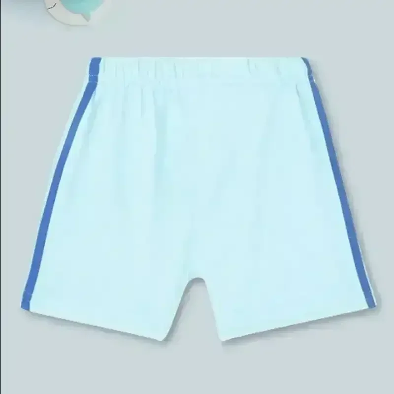 PINK N BLUE Graphic Print Shorts with Drawstring Waist - Image 2