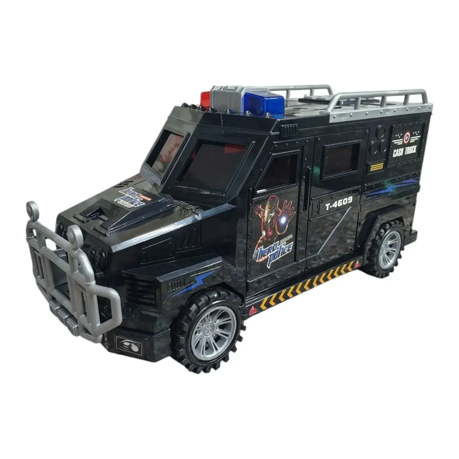 Playful Police Truck Piggy Bank - Image 5