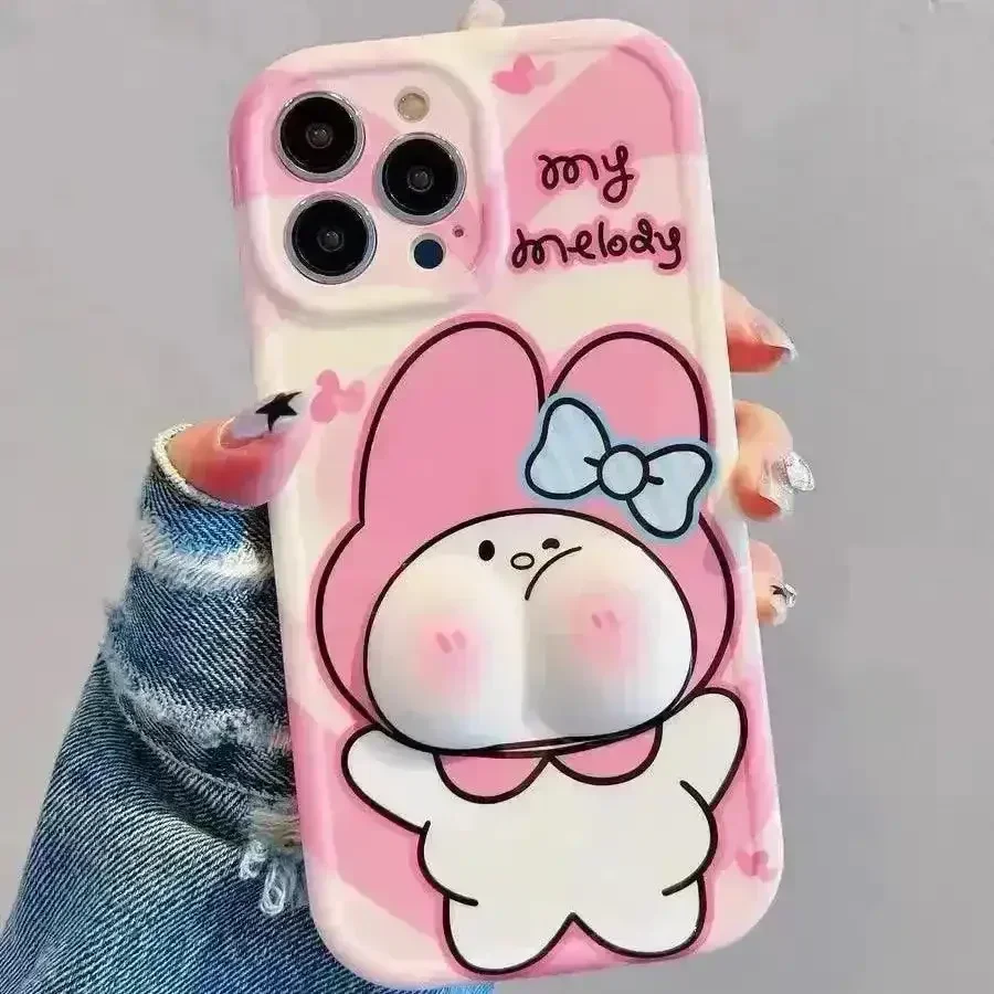Plump Face Cinnamoroll Phone Case (For iPhones) - Image 2