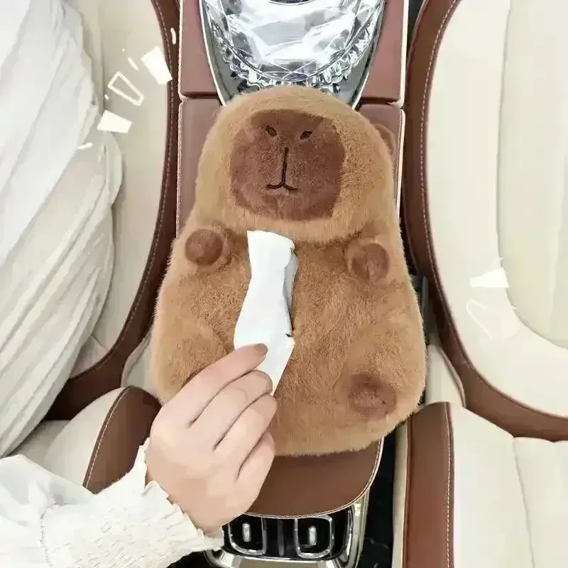 Plush Capybara Tissue Holder - Image 6