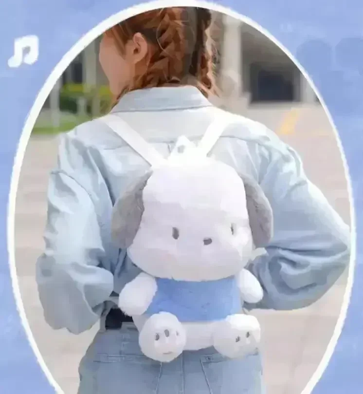 Pochacco Big Fluffy Plush Doll Backpack - Image 9