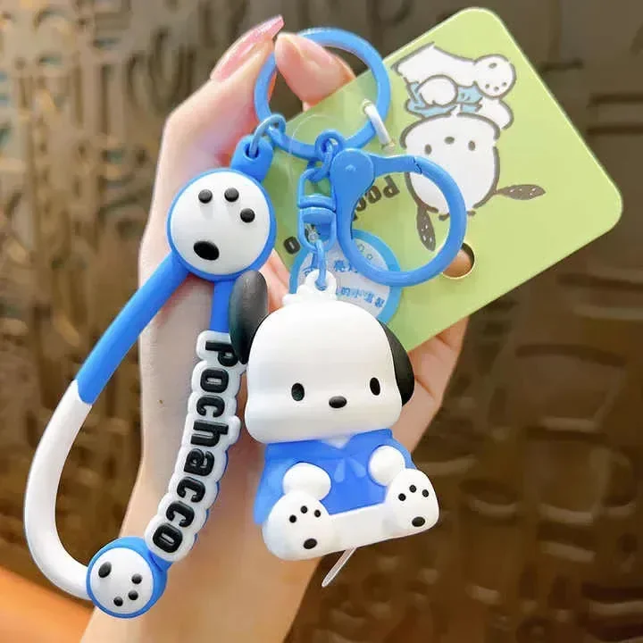 Pochacco Playful Glow LED Keychain - Image 5