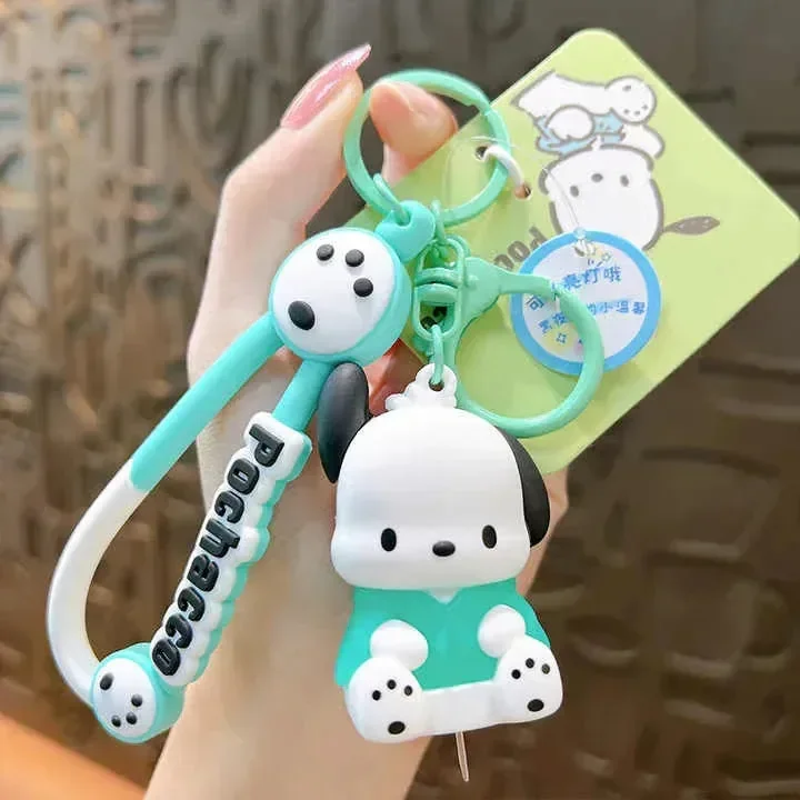 Pochacco Playful Glow LED Keychain - Image 7