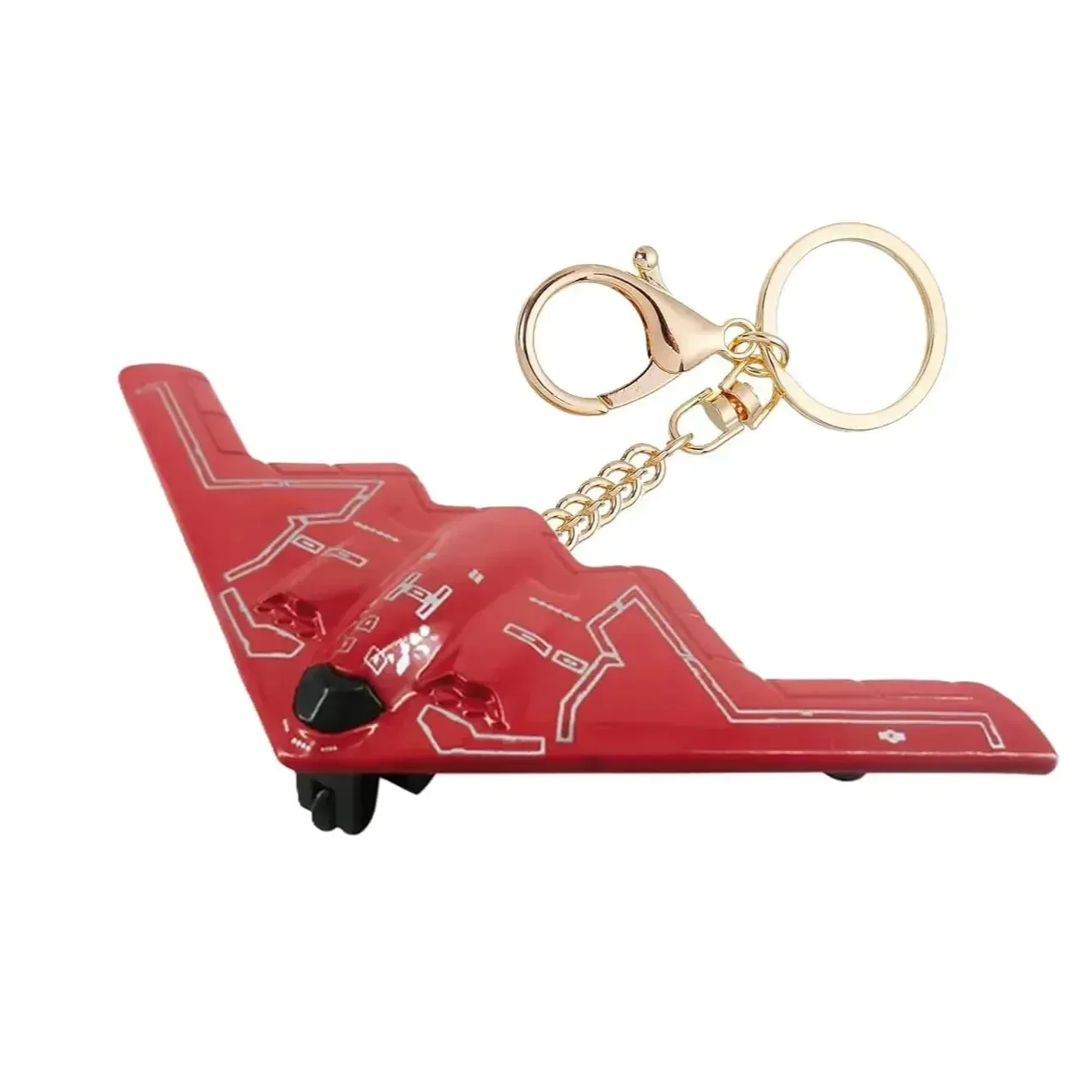 Pocket Military Plane Push & Go Keychain - Image 5