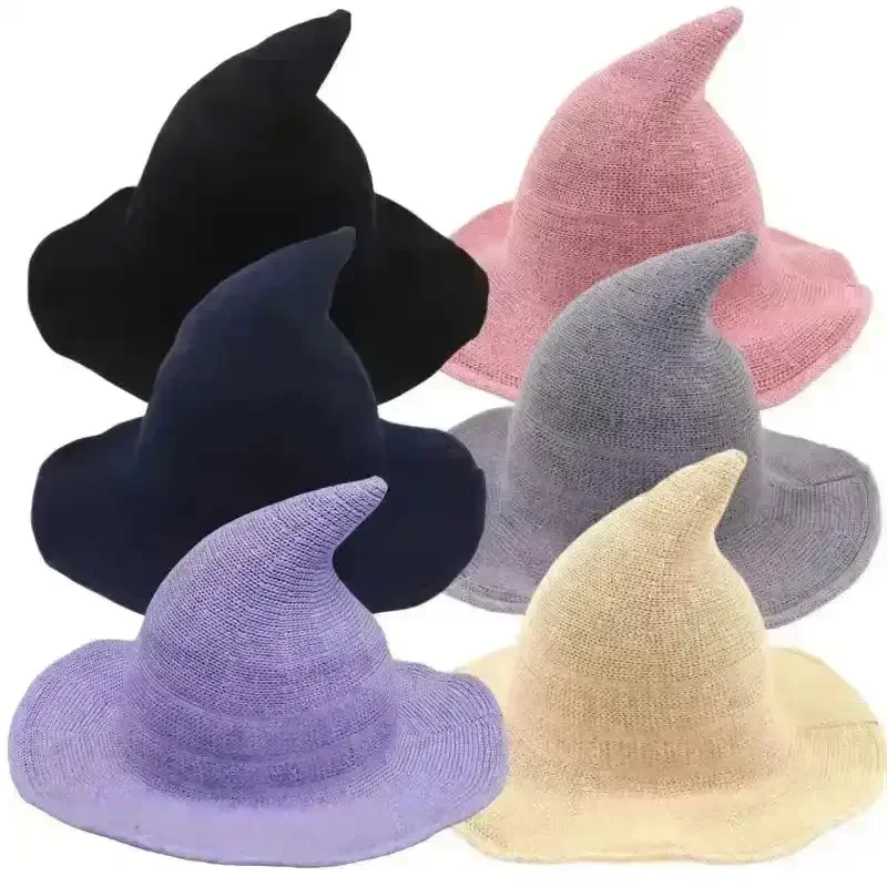 Pointy Witch Yarn Hat